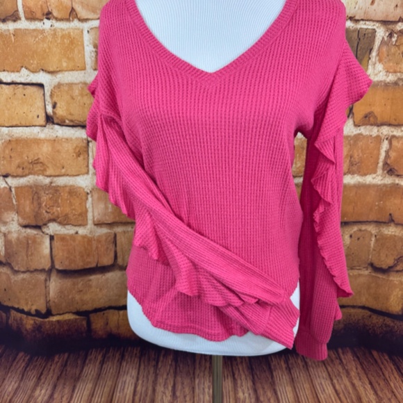 Pilcro for Anthropologie NWT XXS Pink Sweater - Picture 3 of 4